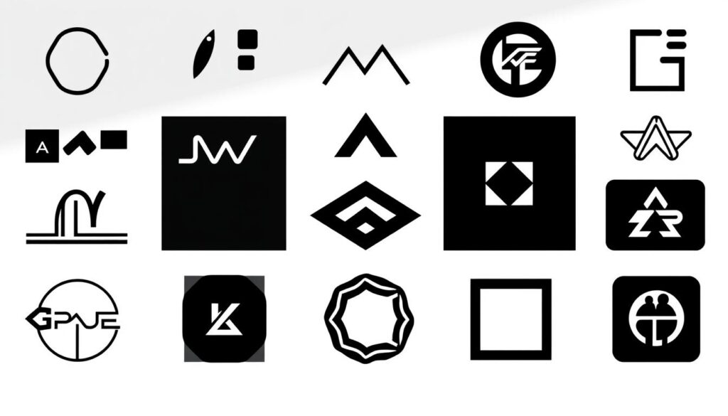 logotipos com preto